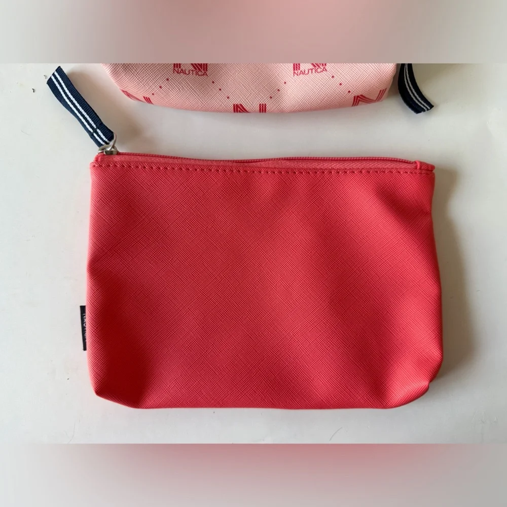 Nautica Coral‎ and Pink Pouch Duo